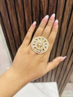 Circle kundan Ring