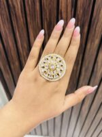 Circle kundan Ring - Image 3