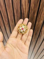 Polki kundan paisley Ring - Image 2