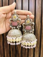 Kritika brass Jhumka - Image 2