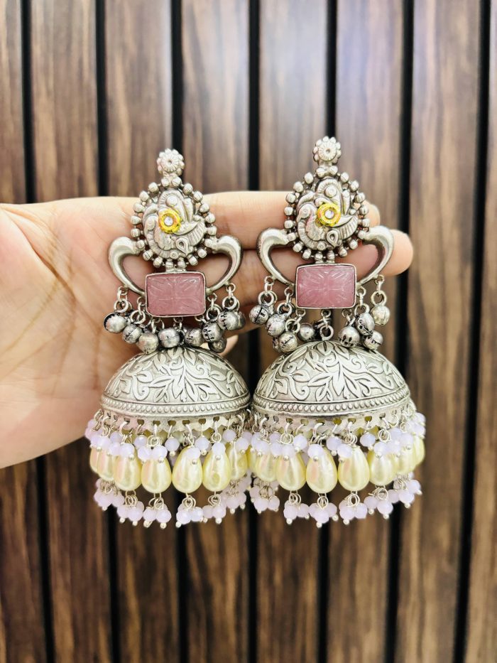 Kritika brass Jhumka - Image 1
