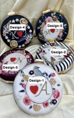 Embroidery round clutch - Image 6