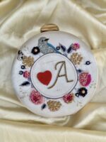 Embroidery round clutch - Image 5