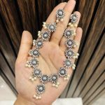 Rafida brass necklace
