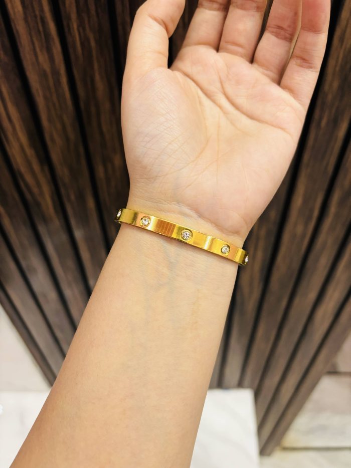 Cartir Gold plating bracelet Anti tarnish - Image 1