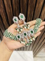Neelam ad green necklace
