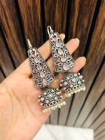 3 way brass earrings - Image 2