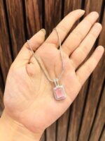 Square ad pendent necklace - Image 4