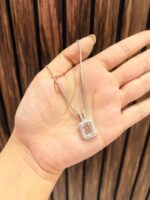 Square ad pendent necklace - Image 3