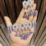 Neelam ad Lavender necklace