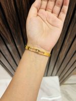 Disco zircon Gold plating bracelet Anti tarnish - Image 2