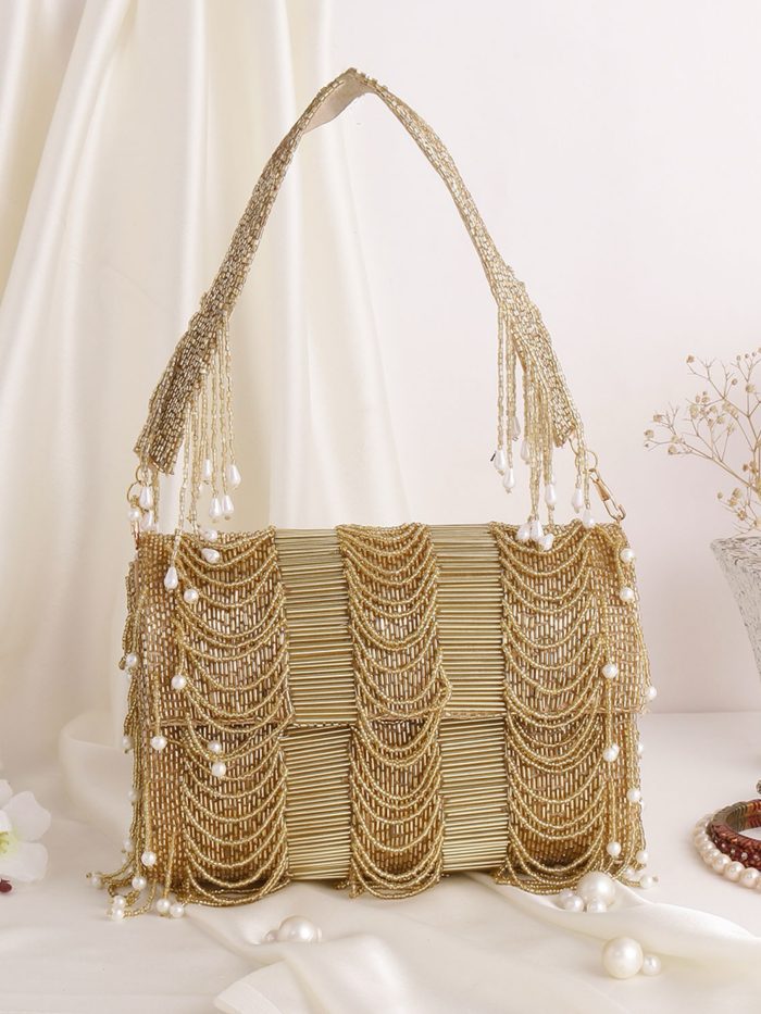 Saloni sling bag golden - Image 1