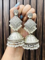 Sushma brass earrings