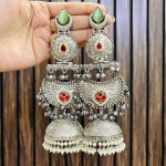Half moon brass jhumka