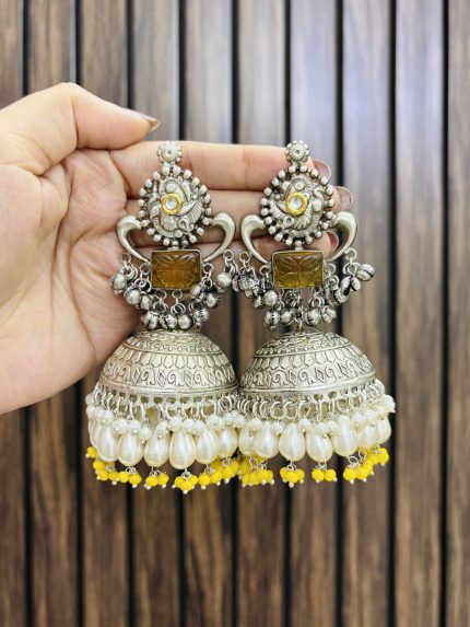 Kritika brass earrings yellow