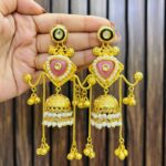 Latkan brass earring