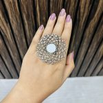 Small mirror ring adjustable