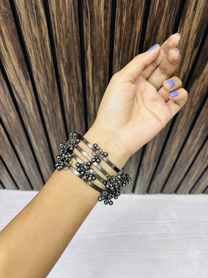 Ghungroo bangles set of 4 - Image 1
