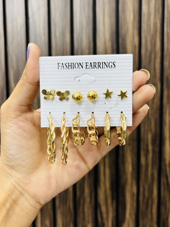 Card 1 earrings - Image 1