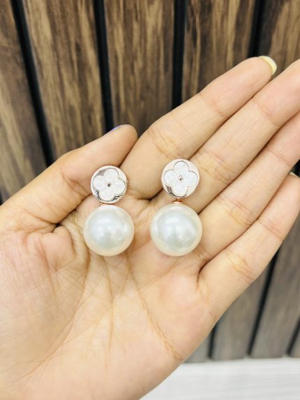 Pearl earrings