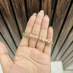 Flower anti tarnish bracelet