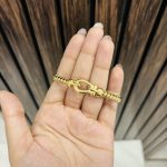 Two stone anti tarnish bracelet