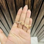Belt design anti tarnish bracelet