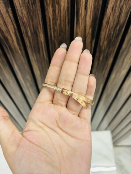 Belt design anti tarnish bracelet
