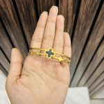 Flower anti tarnish bracelet