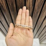 Dancing zircon anti tarnish bracelet