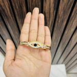 Evil eye anti tarnish bracelet
