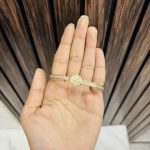 Tree patern anti tarnish bracelet