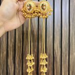 Bhavya circle kashmiri brass earrings