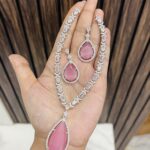 Mirza ad pink necklace