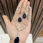 Sara ali khan ad necklace blue