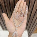 Sara ali khan ad necklace white