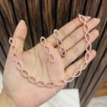 Ruhi ad necklace rose gold