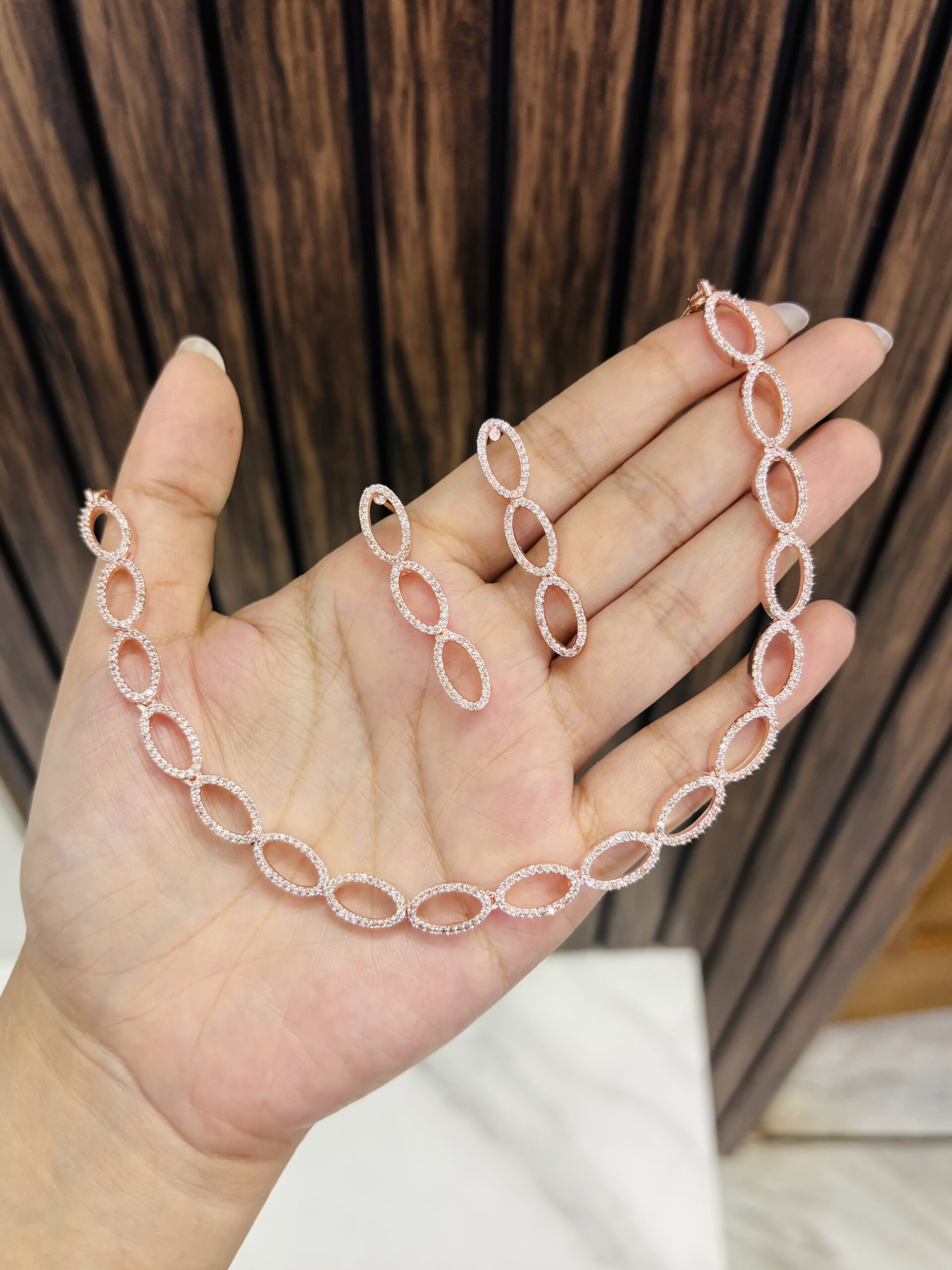 IMG_5882-compressed Ruhi ad necklace rose gold - Image 1