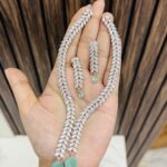 2 drop ad necklace mint