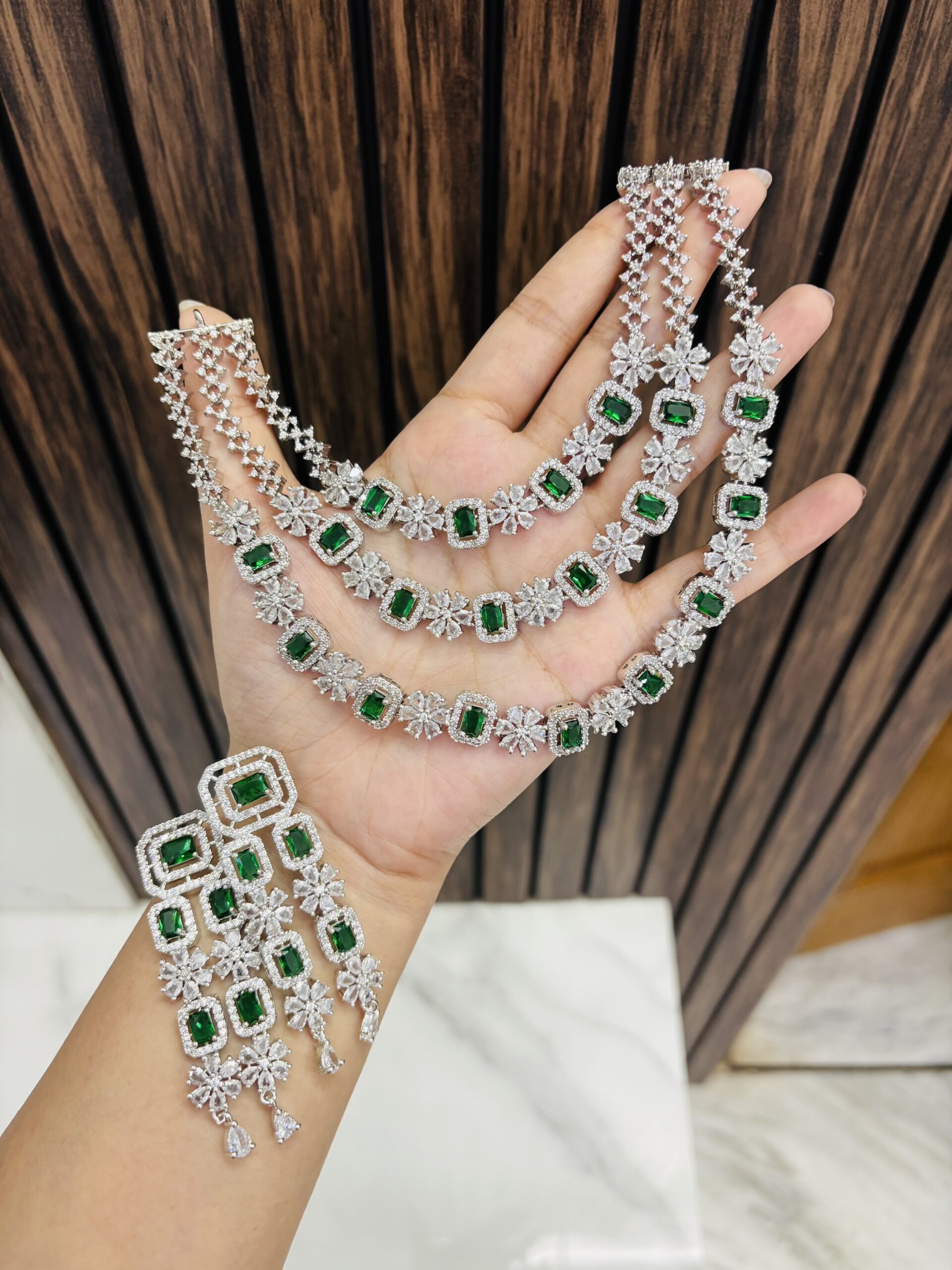 IMG_5953-compressed Three layer ad necklace - Image 1