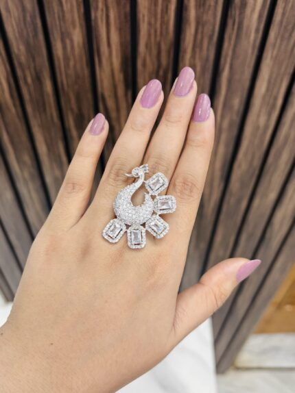 Peacock ad ring adjustable