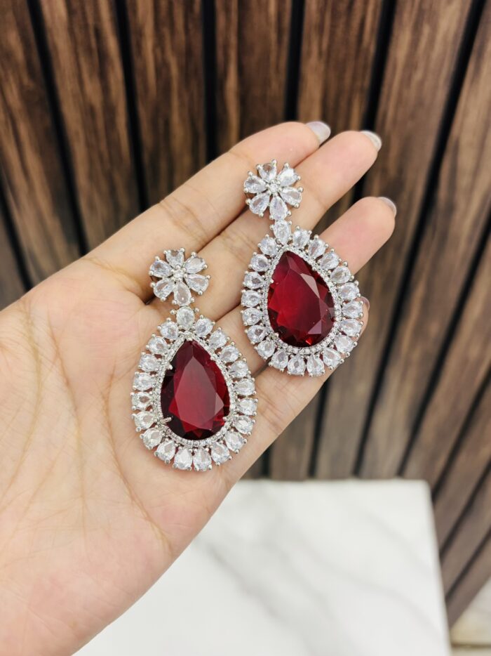 Tashi Ad earrings Ruby - Image 1