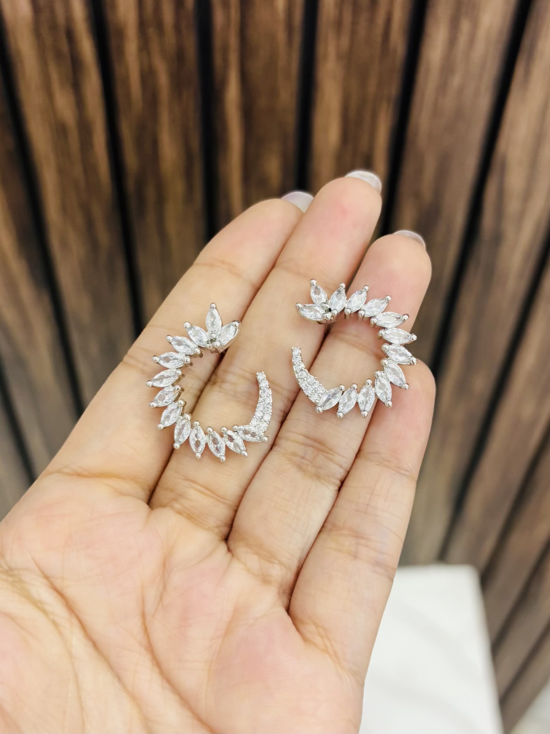 IMG_6132-compressed Half circle ad earrings - Image 1