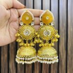 Prisita golden jhumka