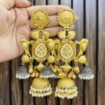 Shikhawat brass earrings