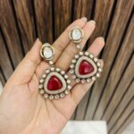 Beautiful ruby earring