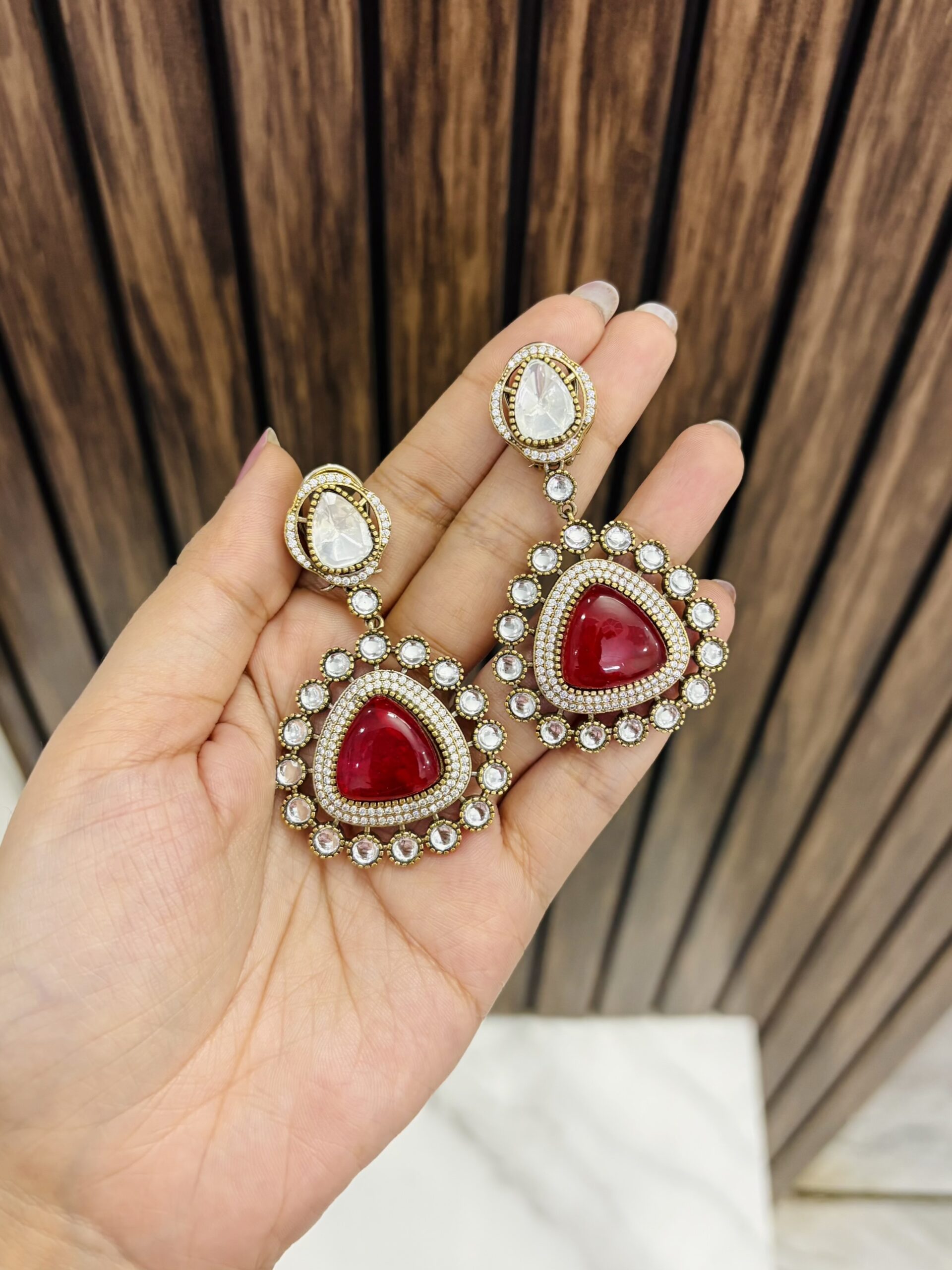 IMG_6233-compressed Beautiful ruby earring - Image 1