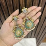 Sanvi earrings mint