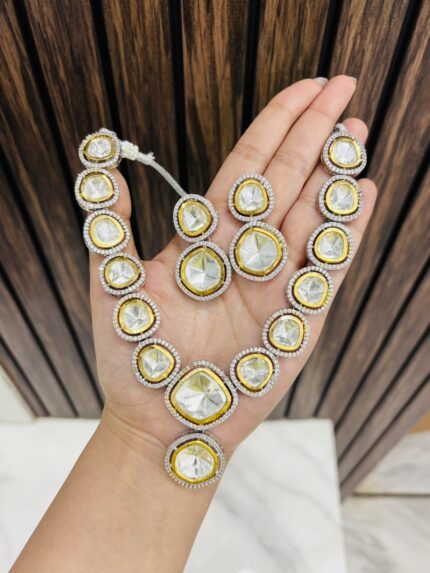 Saba ad polki necklace