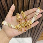 Sangita golden necklace